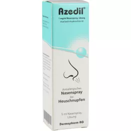 AZEDIL 1 mg/ml raztopina za pršilo za nos, 5 ml