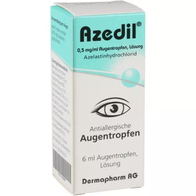 AZEDIL 0,5 mg/ml raztopina za kapljice za oči, 6 ml