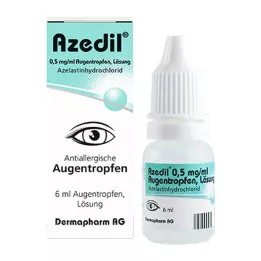 AZEDIL 0,5 mg/ml raztopina za kapljice za oči, 6 ml