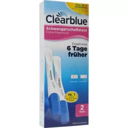 CLEARBLUE Test za zgodnje odkrivanje nosečnosti, 2 kosa