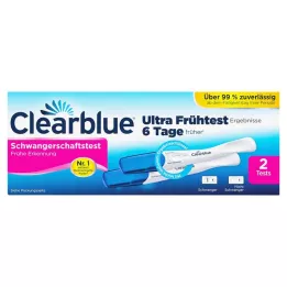 CLEARBLUE Test za zgodnje odkrivanje nosečnosti, 2 kosa
