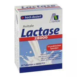 LACTASE 28.000 FCC Tablete v razpršilniku, 80 kosov