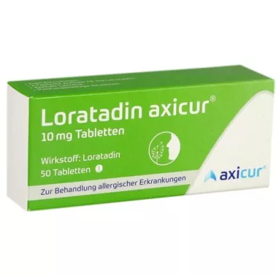 LORATADIN axicur 10 mg tablete, 50 kosov