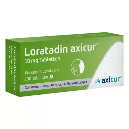 LORATADIN axicur 10 mg tablete, 100 kosov