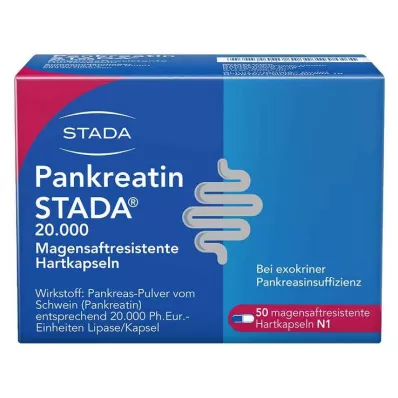 Pankreatin STADA® 20.000, 50 kos