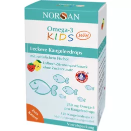 NORSAN Omega-3 otroške želatinaste tablete, 120 kosov