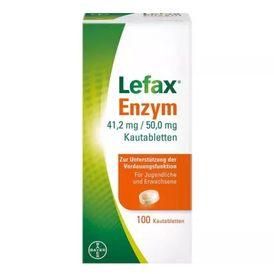 Lefax encimske žvečljive tablete, 100 kom Lefax encimske žvečljive tablete, 100 kom