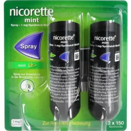 NICORETTE Mint Spray 1 mg/spray, 2 kosa