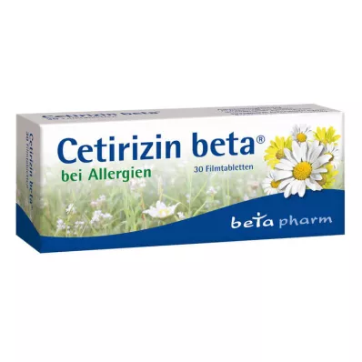 Cetirizin beta filmsko obložene tablete za alergije, 30 kom Cetirizin beta filmsko obložene tablete za alergije, 30 kom