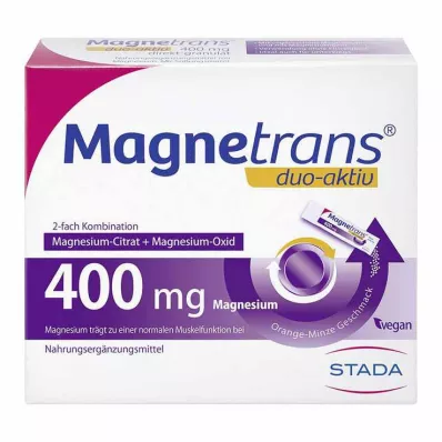 Magnetrans duo-active 400 mg palčke, 50 kos Magnetrans duo-active 400 mg palčke, 50 kos