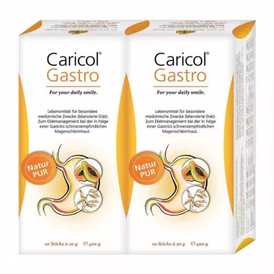 CARICOL Dvojno pakiranje Gastro vrečk, 40X21 ml