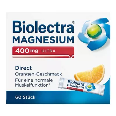 BIOLECTRA Magnezij 400 mg ultra Direct Orange, 60 kapsul
