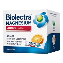BIOLECTRA Magnezij 400 mg ultra Direct Orange, 60 kapsul