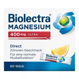 BIOLECTRA Magnezij 400 mg ultra Direct Lemon, 60 kapsul