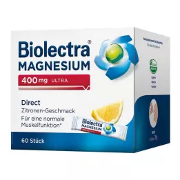 BIOLECTRA Magnezij 400 mg ultra Direct Lemon, 60 kapsul