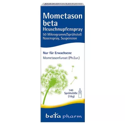 Mometazon beta pršilo proti senenemu nahodu, 18 g
