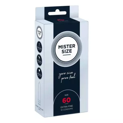 MISTER Kondomi velikosti 60, 10 kosov
