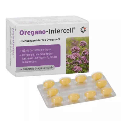 OREGANO-INTERCELL enterično obložene mehke kapsule, 60 kosov OREGANO-INTERCELL enterično obložene mehke kapsule, 60 kosov