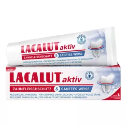 LACALUT aktivna zaščita dlesni &amp; nežna bela zobna pasta, 75 ml