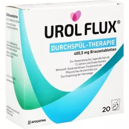 UROL FLUX Namakalna terapija 400,5 mg šumeče tablete, 20 kosov