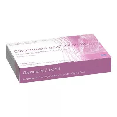 CLOTRIMAZOL kombinirani paket acis 3, 1 kos