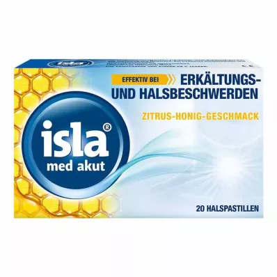 ISLA MED akutne citrusno-medene pastile, 20 kosov ISLA MED akutne citrusno-medene pastile, 20 kosov