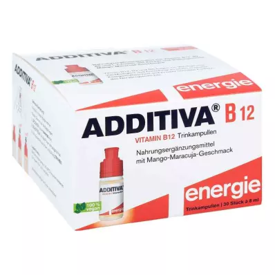 ADDITIVA Ampule za pitje vitamina B12, 30X8 ml