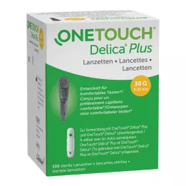 ONE TOUCH Igelne lancete Delica Plus, 100 kosov