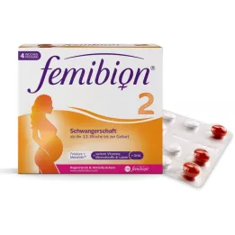 FEMIBION Kombinacija za 2 nosečnosti, 2X28 kosov