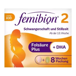 FEMIBION 2 Nosečnost + dojenje brez joda Kpg, 2X60 kosov