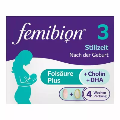 FEMIBION 3 Kombinacija za dojenje, 2X28 kosov FEMIBION 3 Kombinacija za dojenje, 2X28 kosov