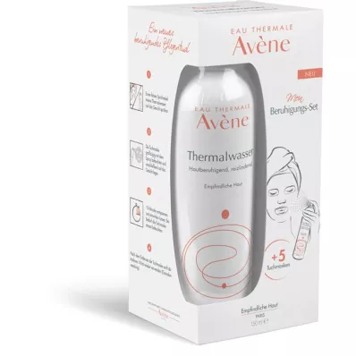 AVENE Termalna voda v razpršilu 150ml+5 listov maske, 1p