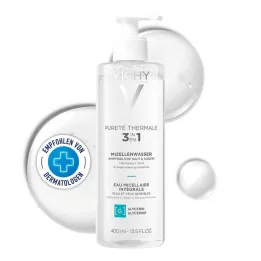 VICHY PURETE Thermale mineralna micelarna tekočina Sensitive, 400 ml
