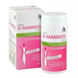D-MANNOSE PLUS 2000 mg prahu z vitamini in minerali, 250 g