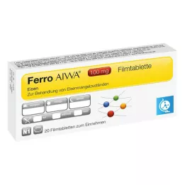 FERRO AIWA 100 mg filmsko obložene tablete, 20 kosov