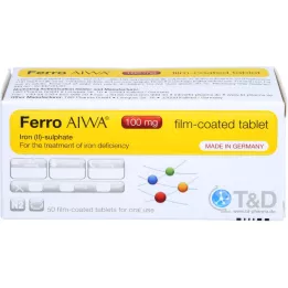 FERRO AIWA 100 mg filmsko obložene tablete, 50 kosov