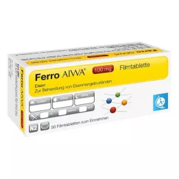 FERRO AIWA 100 mg filmsko obložene tablete, 50 kosov