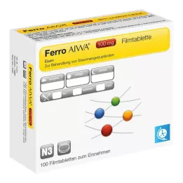 FERRO AIWA 100 mg filmsko obložene tablete, 100 kosov