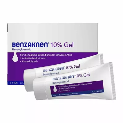 BENZAKNEN 10 % gel, 2X60 g BENZAKNEN 10 % gel, 2X60 g
