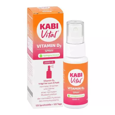 Kabivital 2.000 i.e.D3 Spray okus jabolka (25 ml) Kabivital 2.000 i.e.D3 Spray okus jabolka (25 ml)