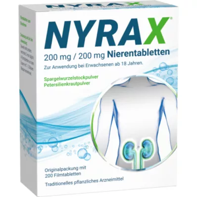 NYRAX 200 mg/200 mg ledvične tablete, 200 kosov