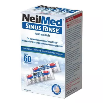 Vrečka za doziranje soli za izpiranje nosu Neilmed Sinus Rinse, 60X2,4 g Vrečka za doziranje soli za izpiranje nosu Neilmed Sinus Rinse, 60X2,4 g