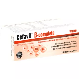 CEFAVIT B-kompletne filmsko obložene tablete, 240 kosov