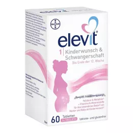 ELEVIT 1 Plodnost &amp; Tablete za nosečnost, 1X60 kosov