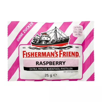 FISHERMANS FRIEND Maline brez sladkornih pastil, 25 g