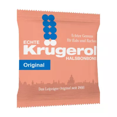Sladice za grlo Krügerol, ki vsebujejo sladkor, 50 g
