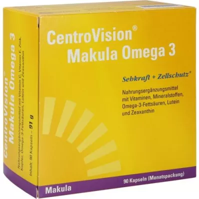 CENTROVISION Macula Omega-3 kapsule, 90 kapsul