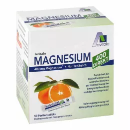 MAGNESIUM 400 neposrednih oranžnih porcijskih palčk, 50X2,1 g