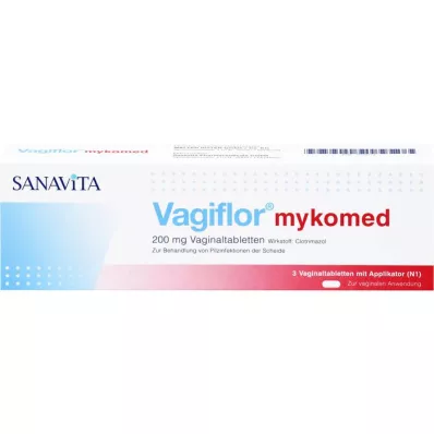 VAGIFLOR mykomed 200 mg vaginalne tablete, 3 kosi