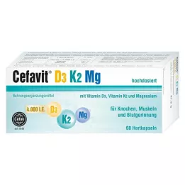 CEFAVIT D3 K2 Mg 4.000 I.U. trde kapsule, 60 kosov